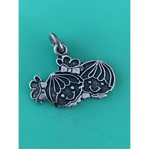 Boy Girl Head Sterling Silver Jewelry Charm #family